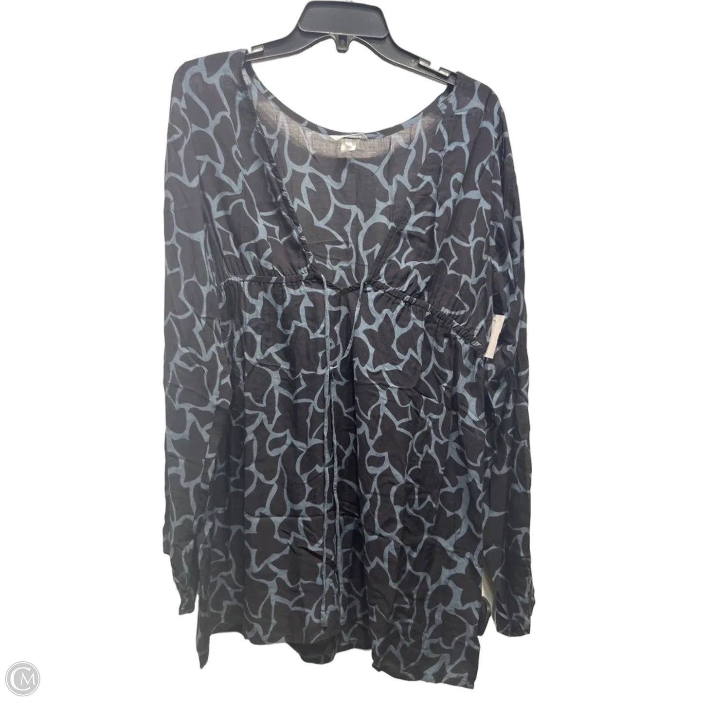 Swimwear Cover-up By COOL CHANGE  In Black & Blue, Size: L