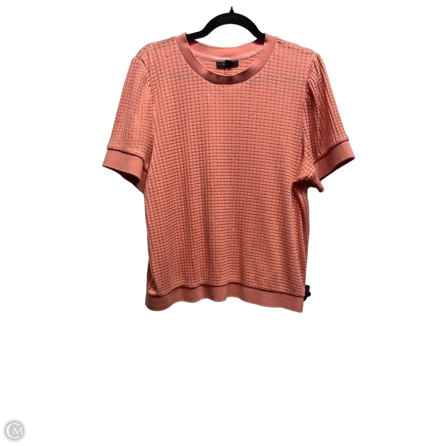 Top Short Sleeve By Alfani In Orange, Size: Xl