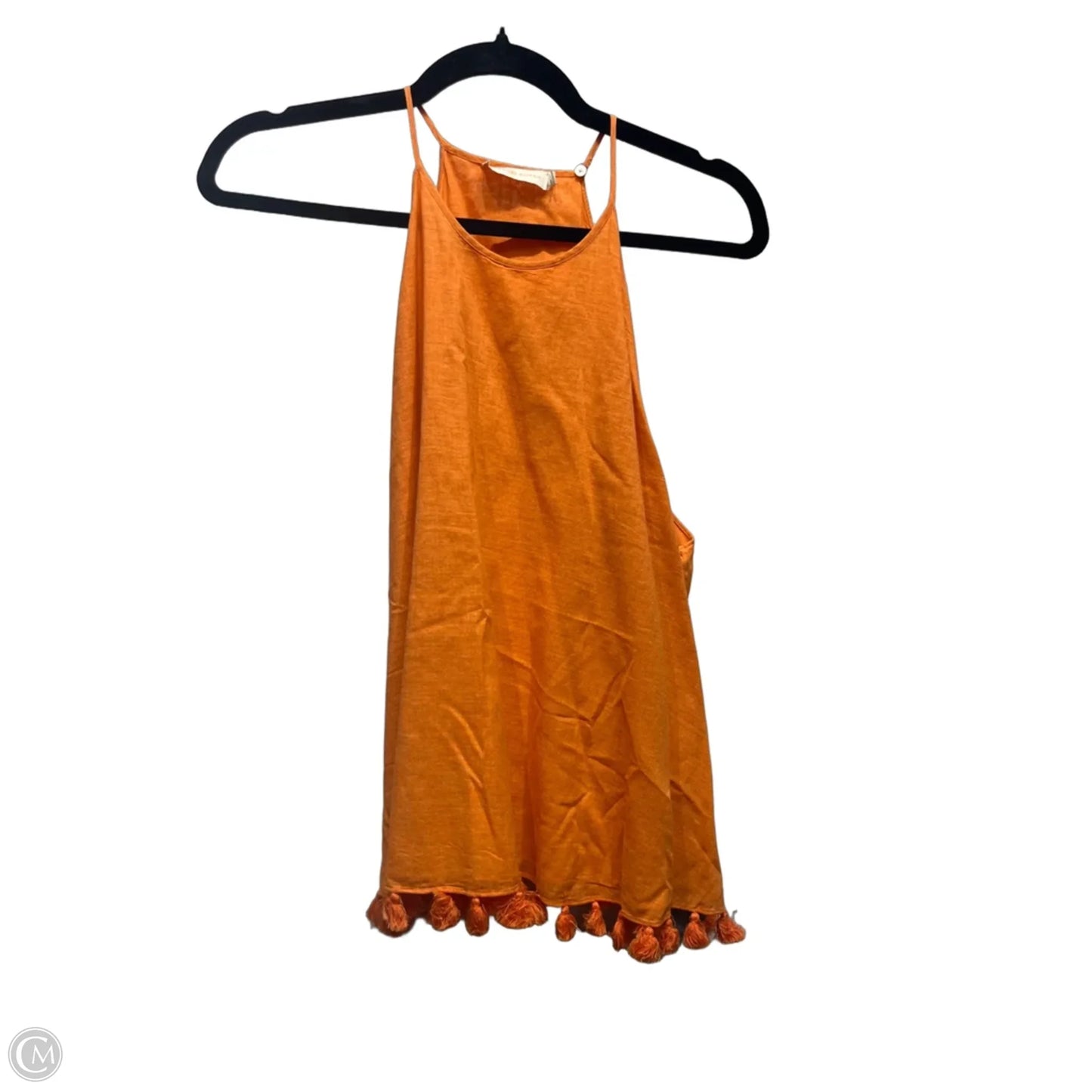 Top Sleeveless Designer By Tory Burch In Orange, Size: 12