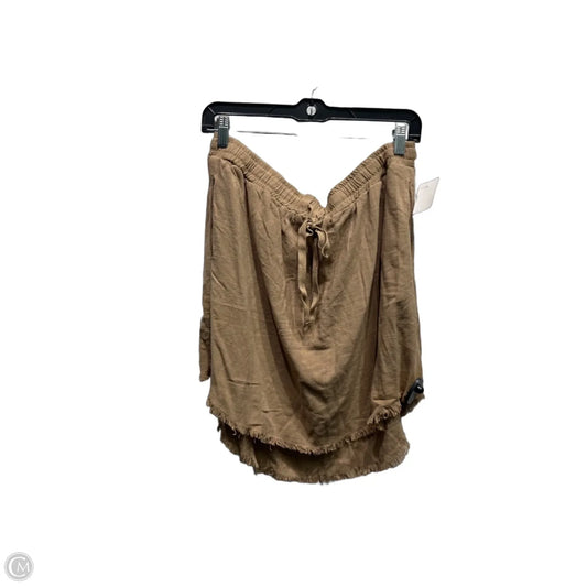Skirt Mini & Short By Umgee In Tan, Size: L