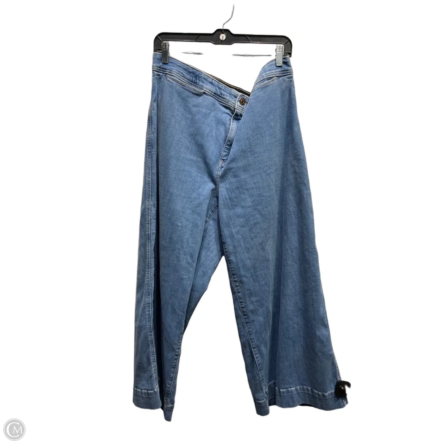 Jeans Wide Leg By Ava & Viv In Blue Denim, Size: 18