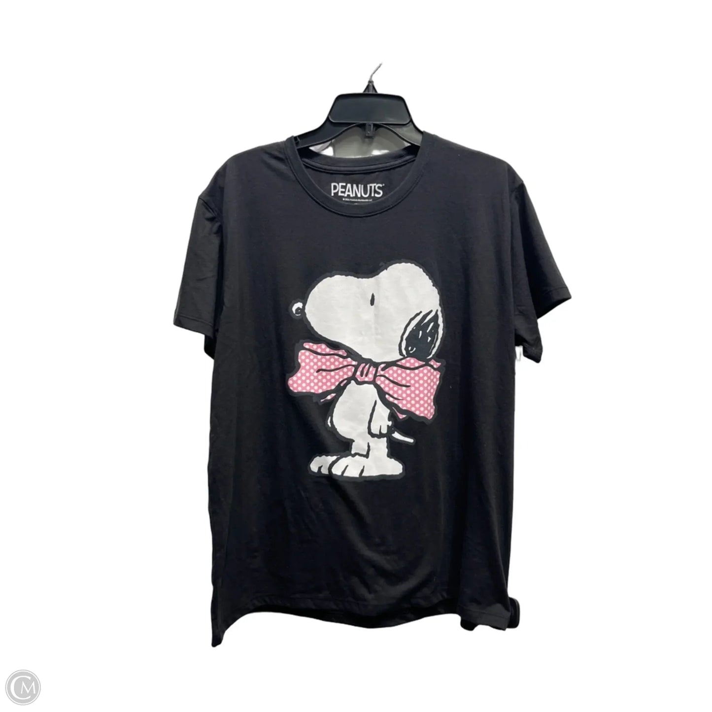 Top Short Sleeve Basic By Cme In Black & Pink, Size: Xxl