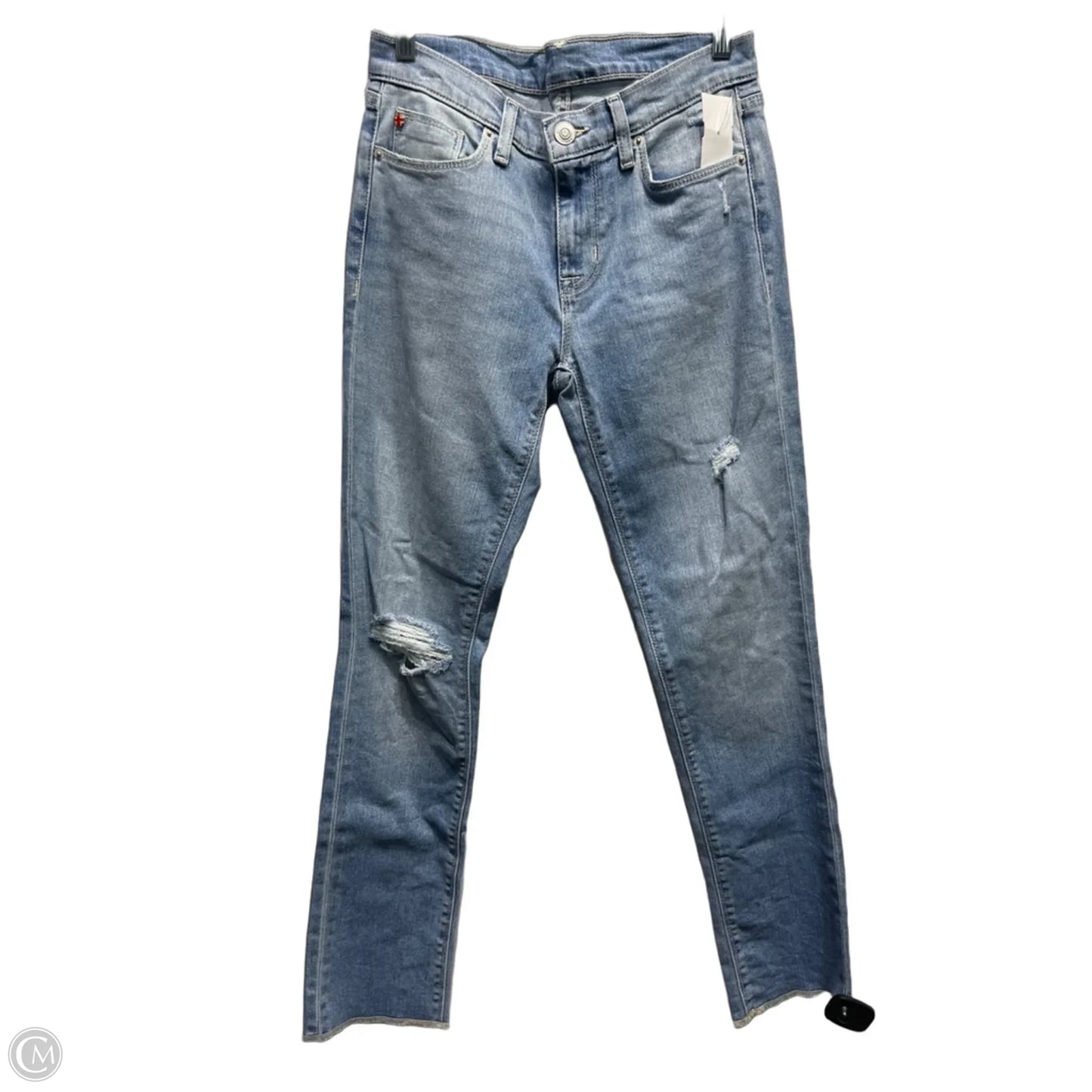 Jeans Skinny By Hudson In Blue Denim, Size: 4