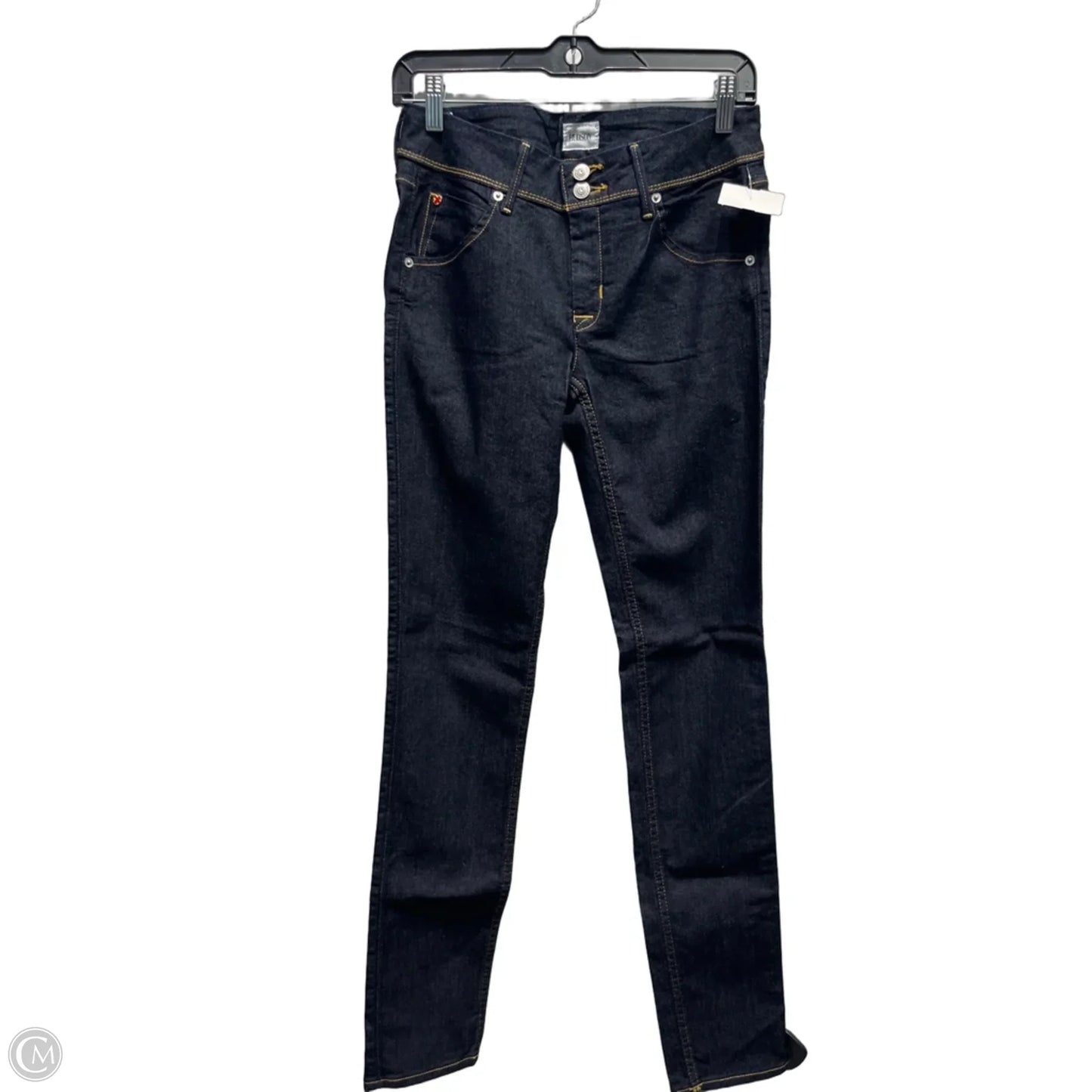 Jeans Skinny By Hudson In Blue Denim, Size: 4