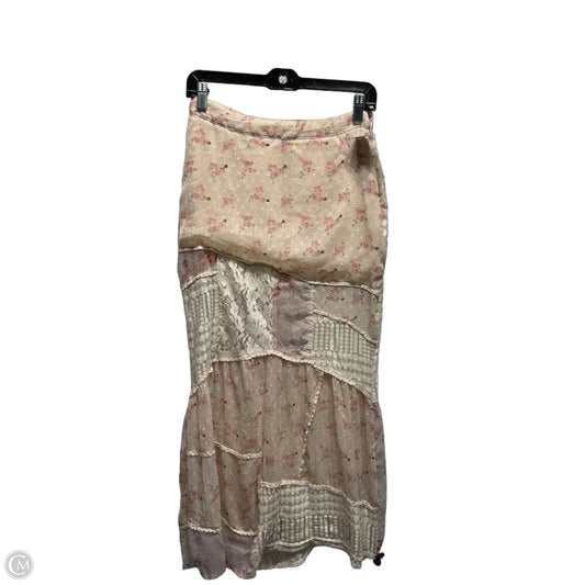 Skirt Midi By Free People In Peach, Size: S