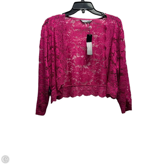 Cardigan By Allegra K In Purple, Size: Xl