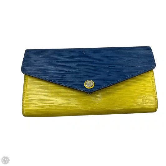 Wallet Luxury Designer By Louis Vuitton, Size: Large