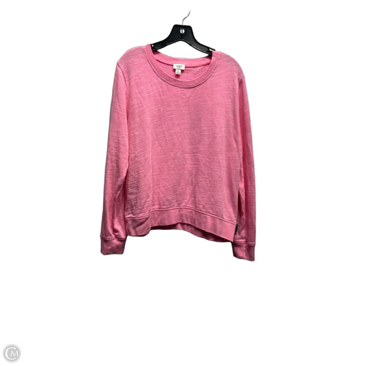 Sweatshirt Crewneck By J. Crew In Pink, Size: M
