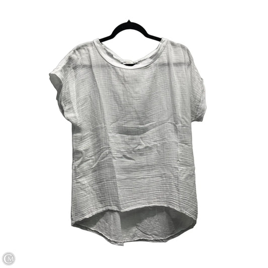 Top Short Sleeve By M Made In Italy In White, Size: M