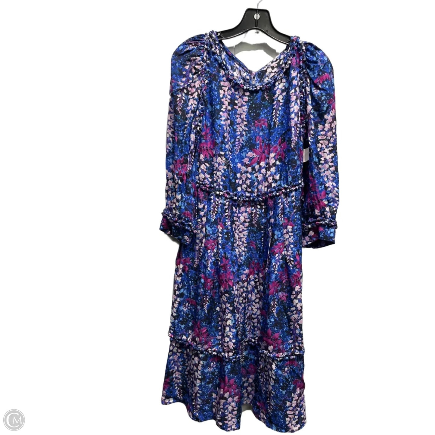 Dress Work By DYVNA In Blue & Purple, Size: M