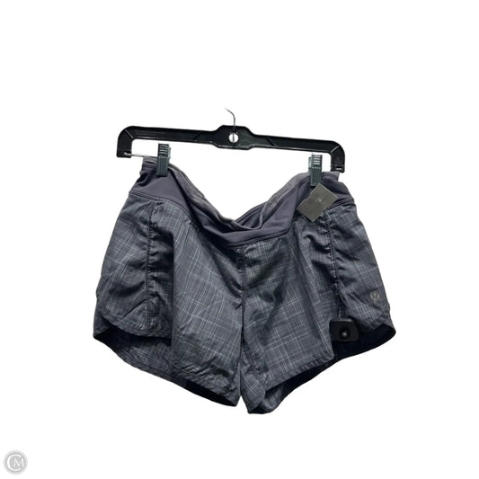 Athletic Shorts By Lululemon In Grey, Size: 8