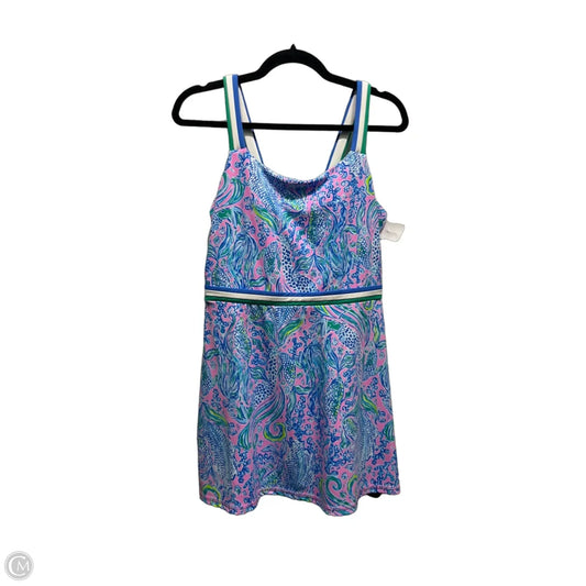 Dress Designer By Lilly Pulitzer In Blue & Pink, Size: S