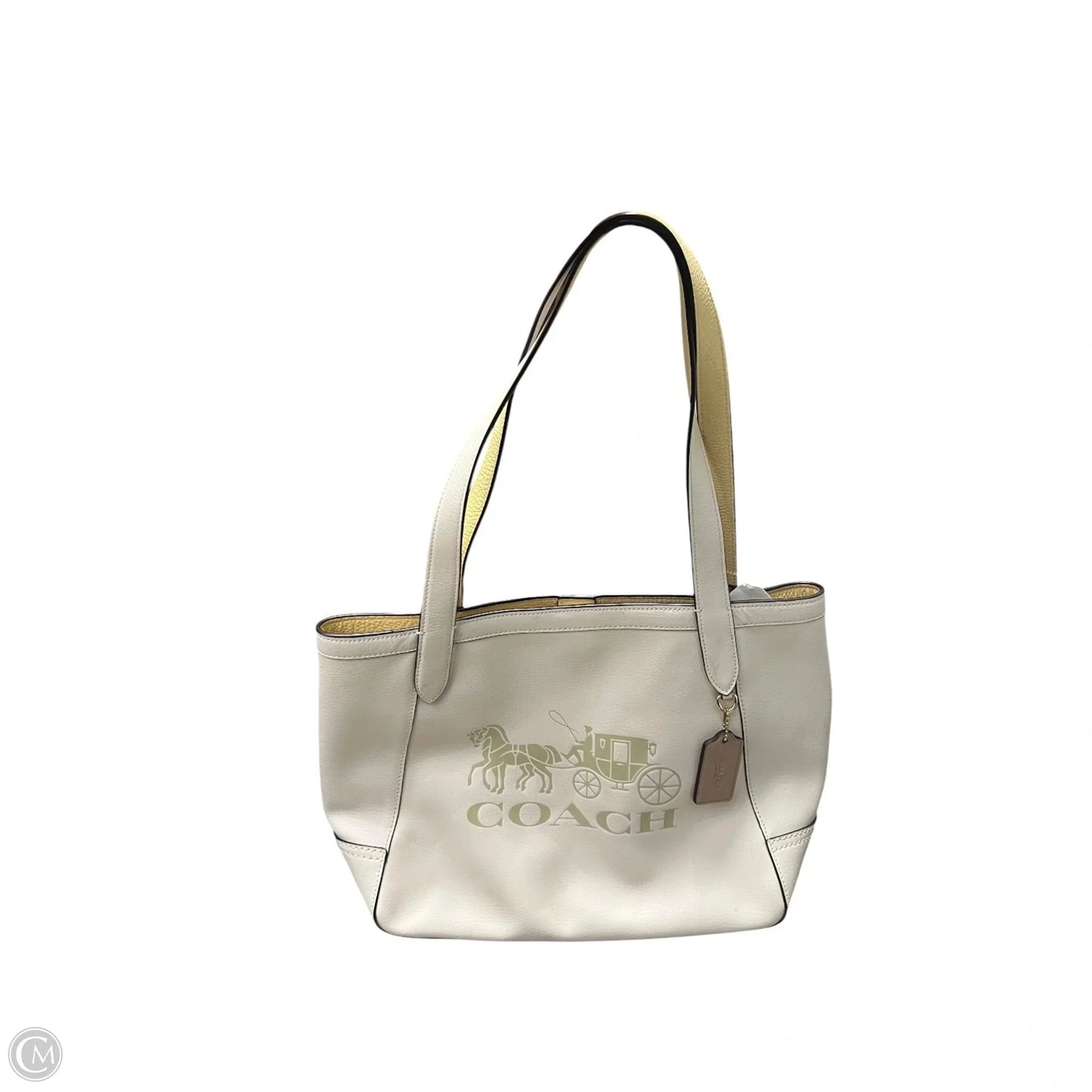 Tote Designer By Coach, Size: Medium