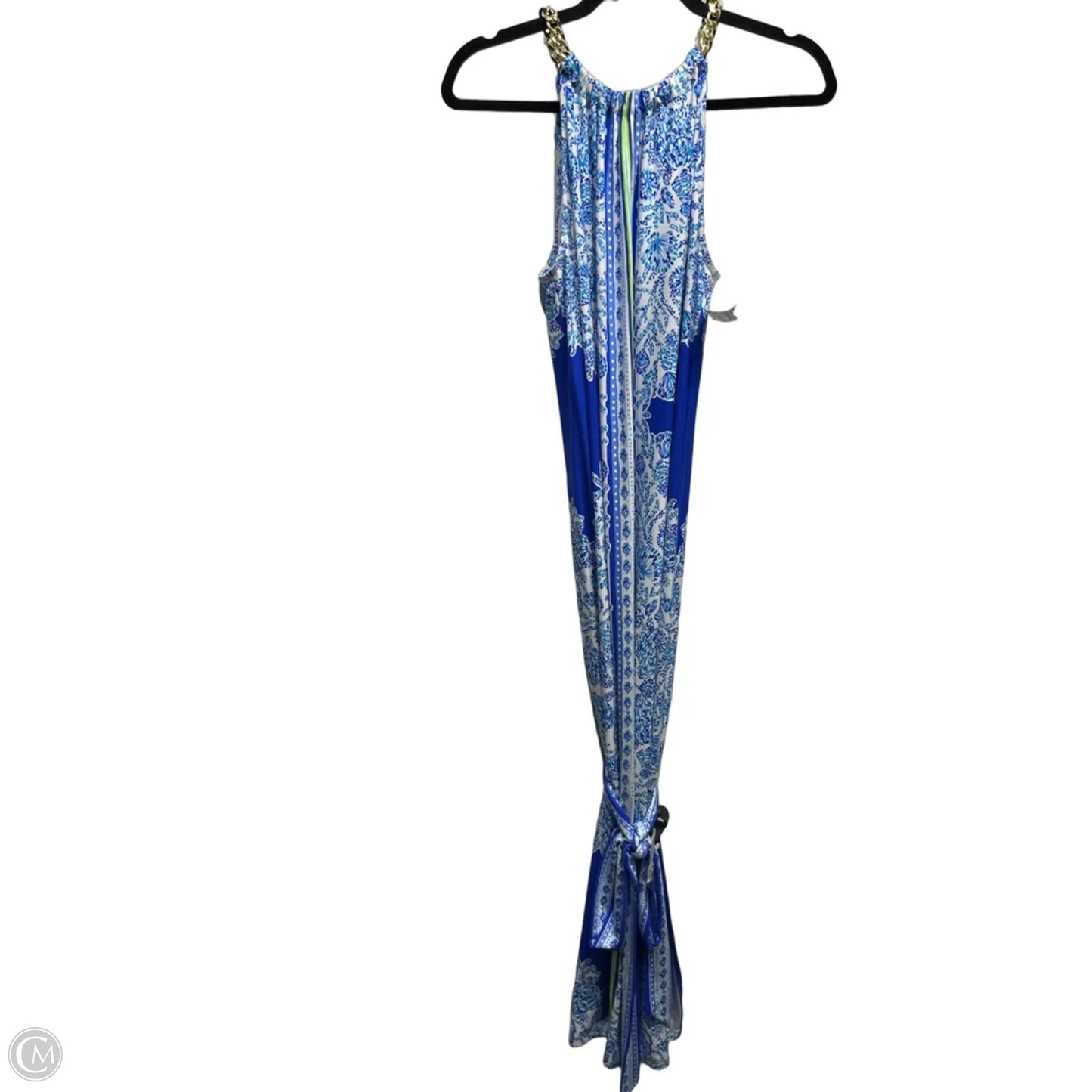 Dress Designer By Lilly Pulitzer In Blue & White, Size: S