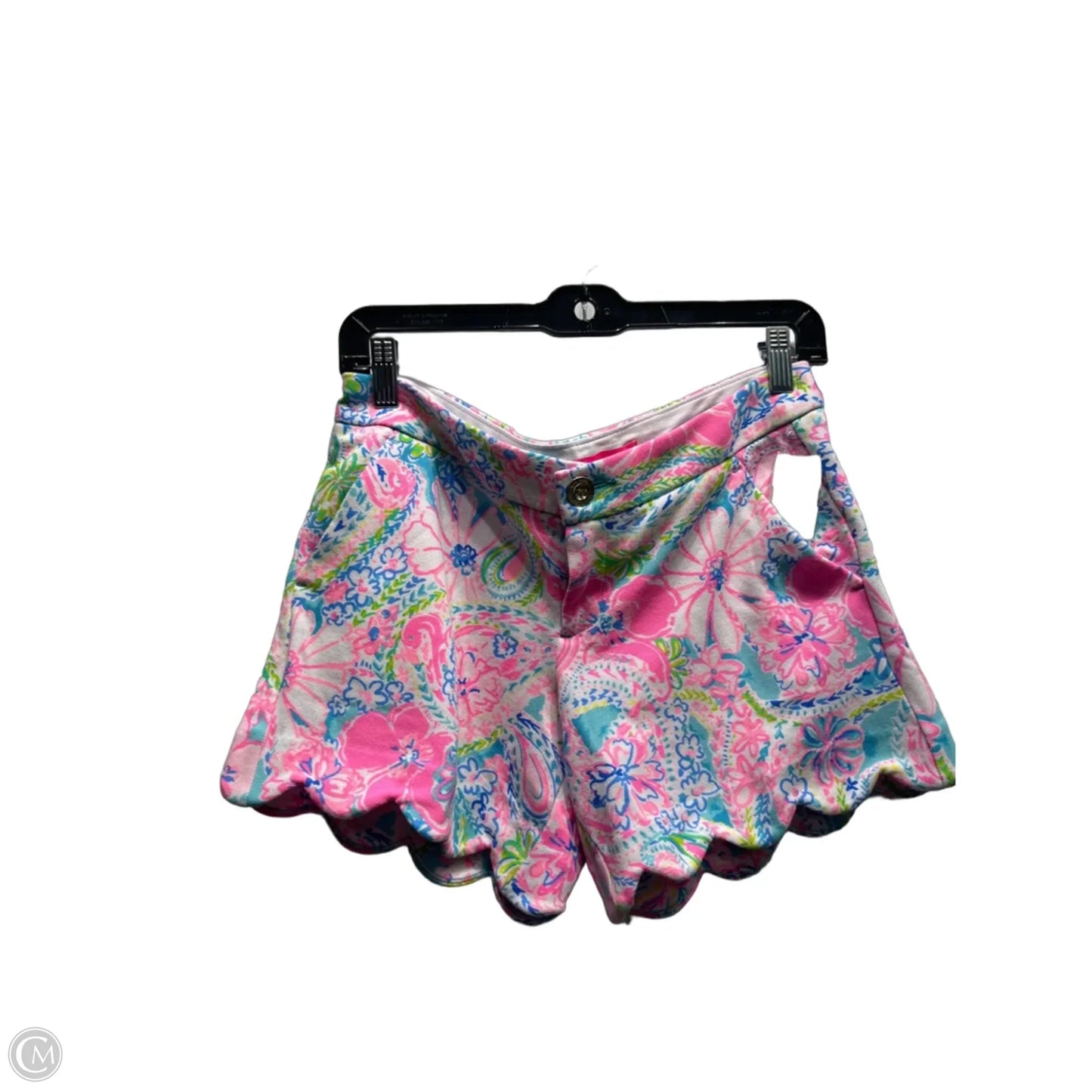 Shorts Designer By Lilly Pulitzer In Blue & Pink, Size: 4