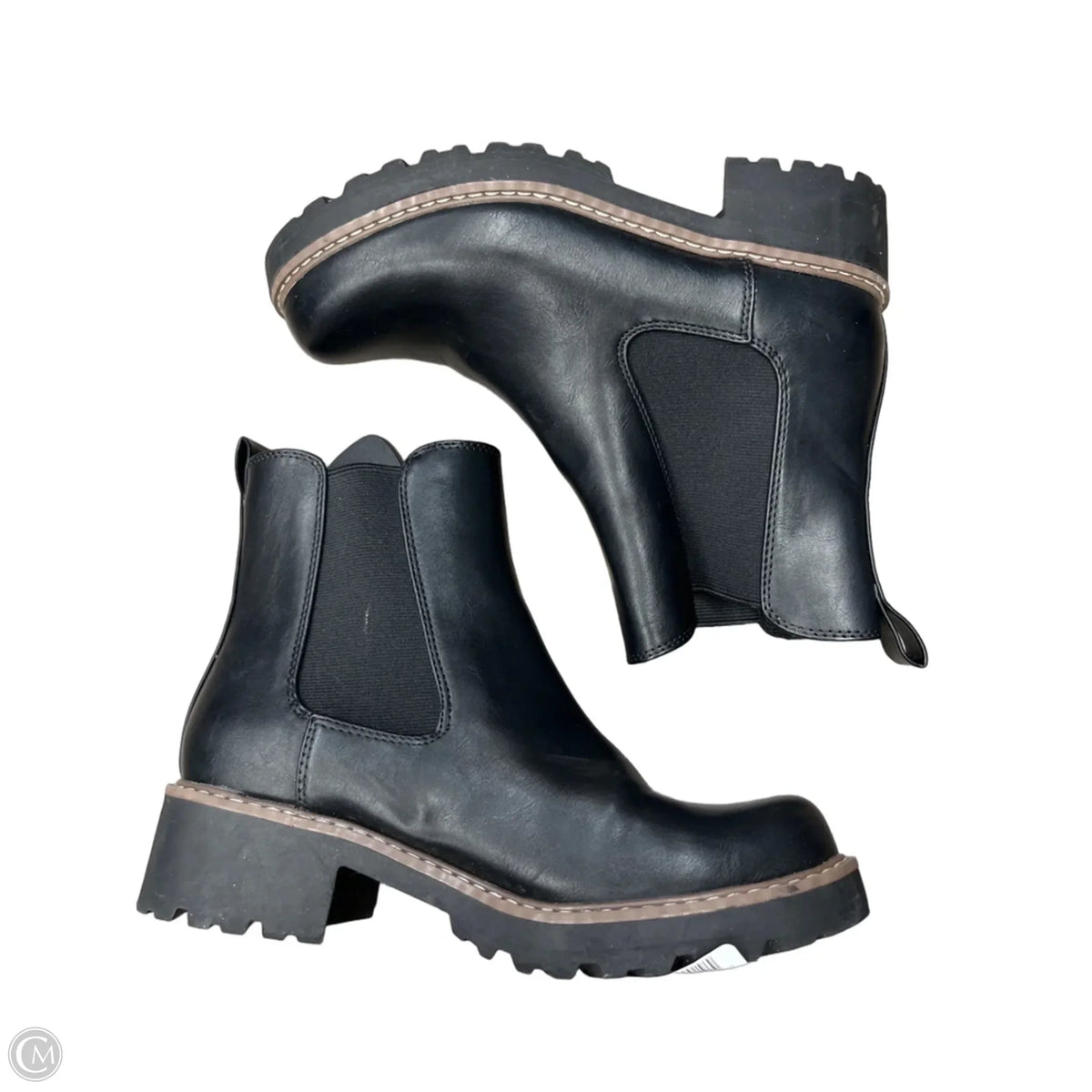 Boots Ankle Flats By Universal Thread In Black, Size: 7