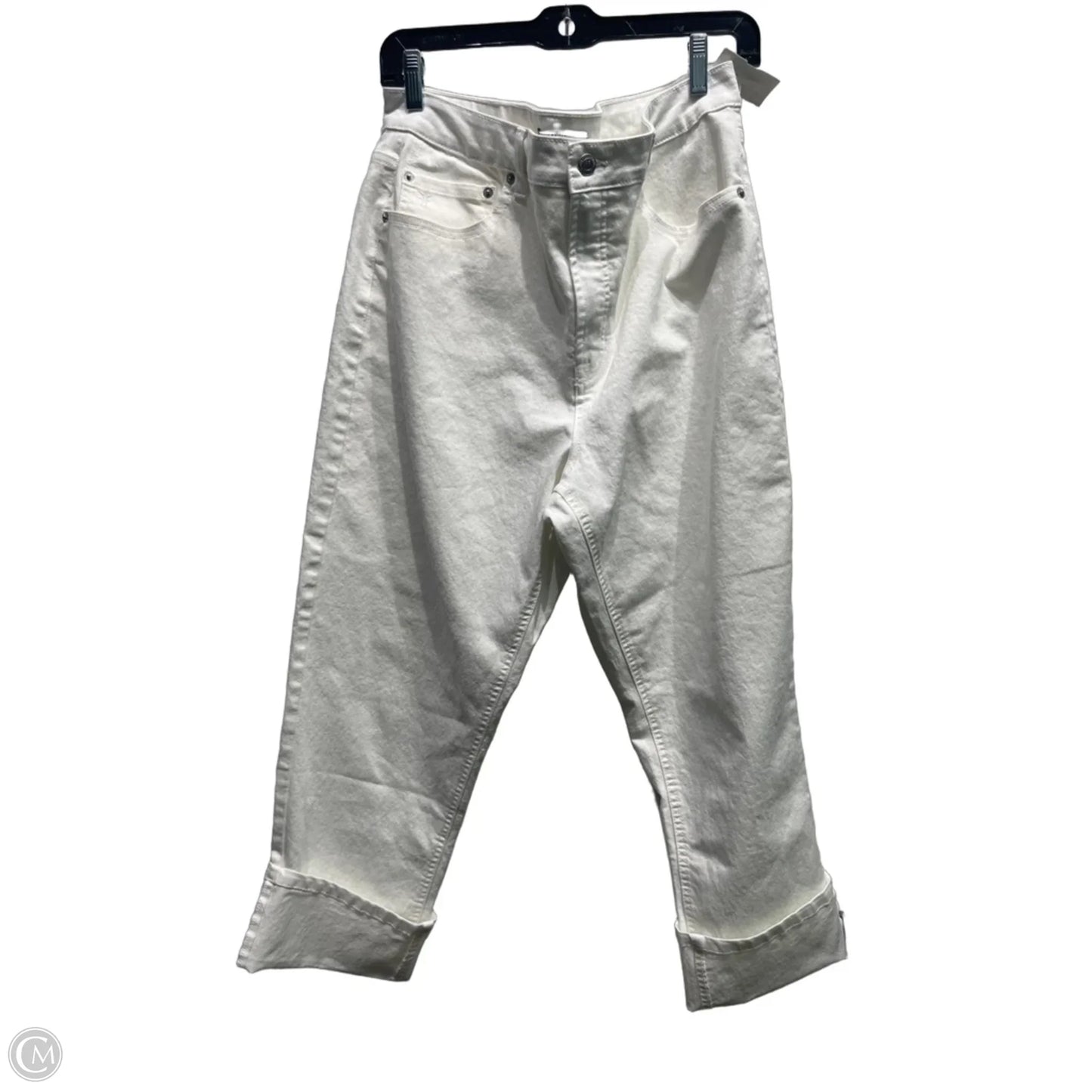Jeans Designer By Frye In White Denim, Size: 12