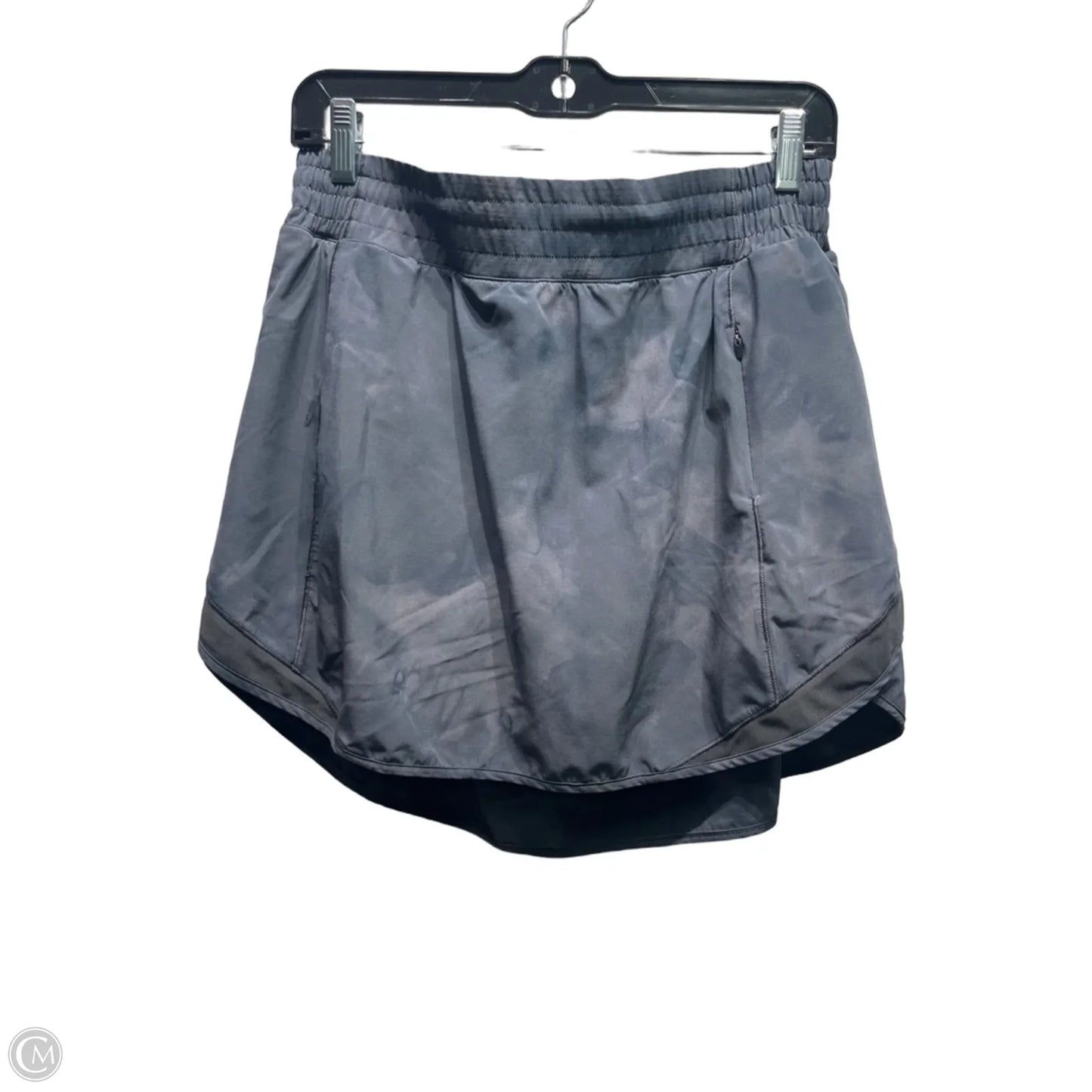 Athletic Skort By Lululemon In Grey, Size: 12