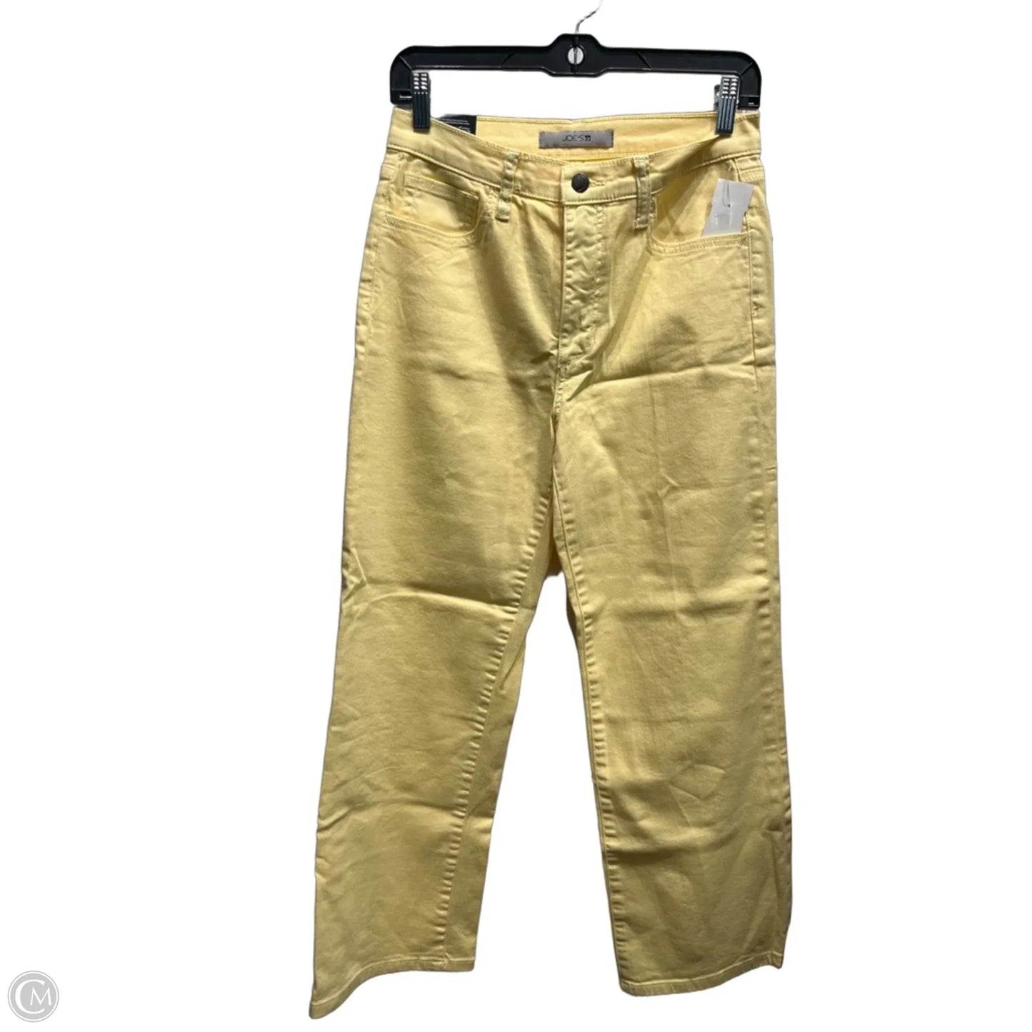 Jeans Straight By Joes Jeans In Yellow Denim, Size: 4