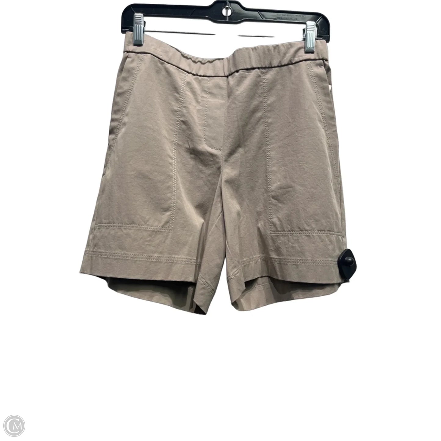 Shorts Designer By Lafayette 148 In Taupe, Size: S