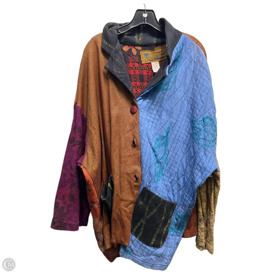 Jacket Other By Clothes Mentor In Blue & Brown, Size: Osfm