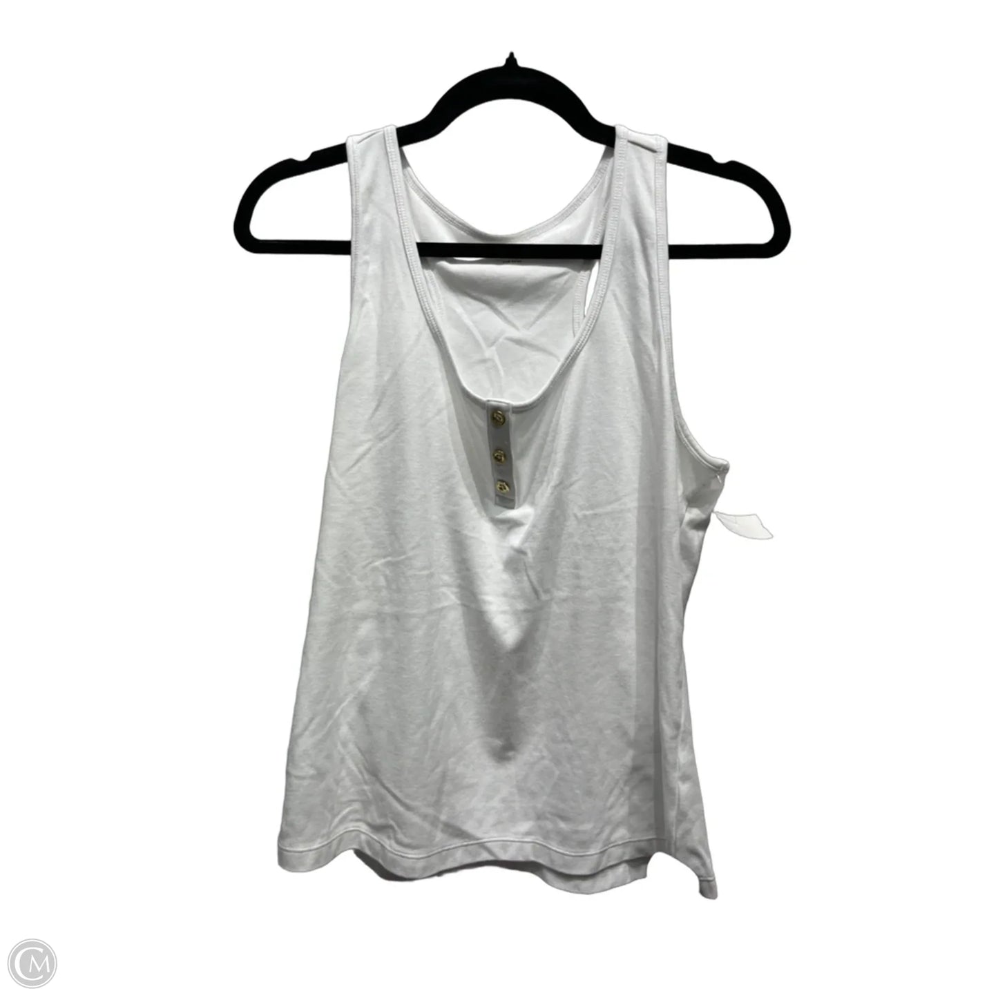 Top Sleeveless Designer By Lilly Pulitzer In White, Size: L