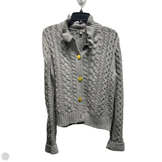Sweater Cardigan By J. Crew In Grey, Size: L