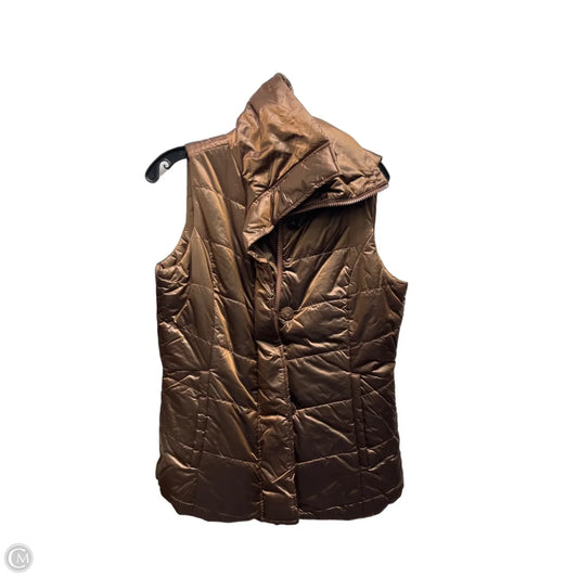 Vest Puffer & Quilted By Chicos In Bronze, Size: S
