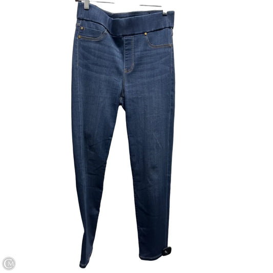 Jeans Skinny By Liverpool In Blue Denim, Size: 8