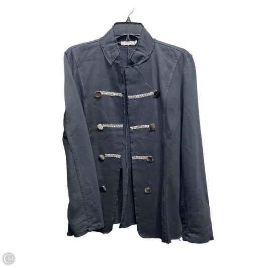 Jacket Other By M Made In Italy In Black & Silver, Size: M