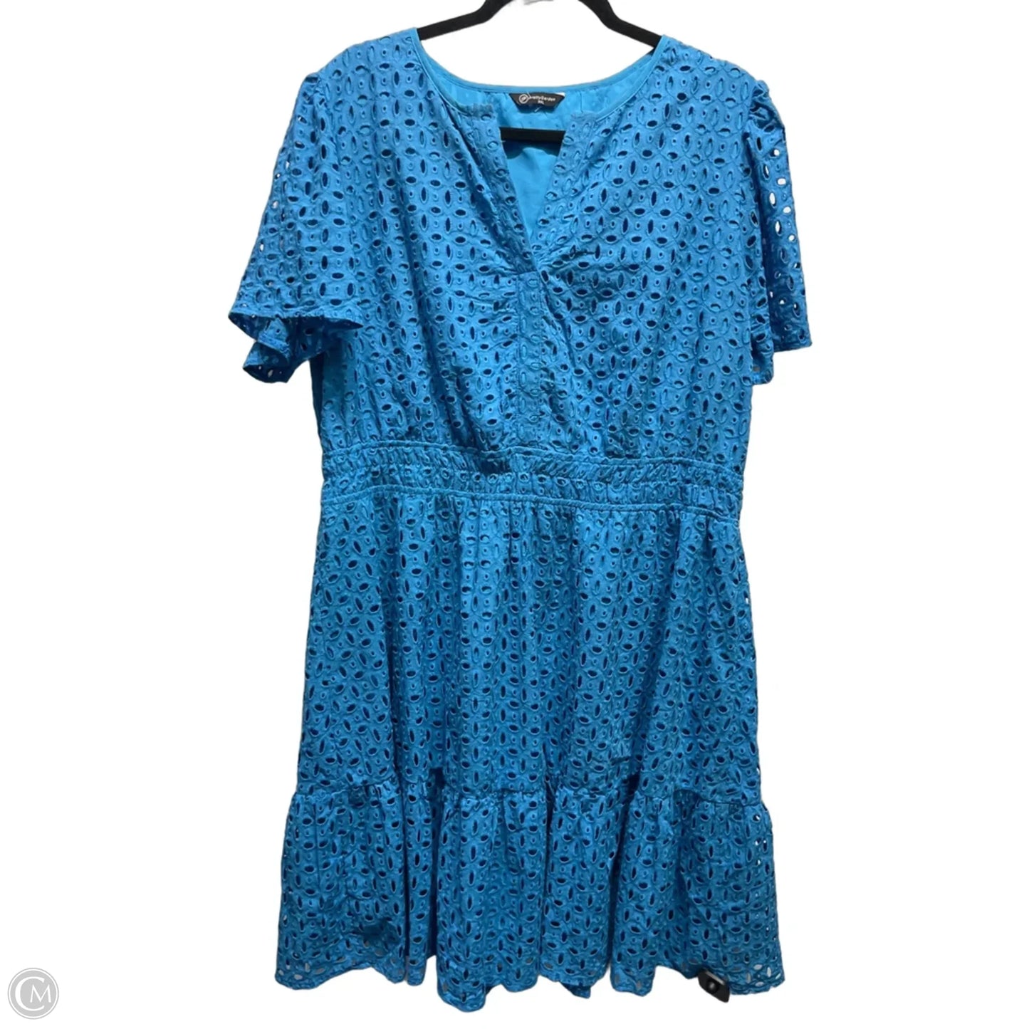 Dress Casual Short By Prettygarden In Blue, Size: Xxl