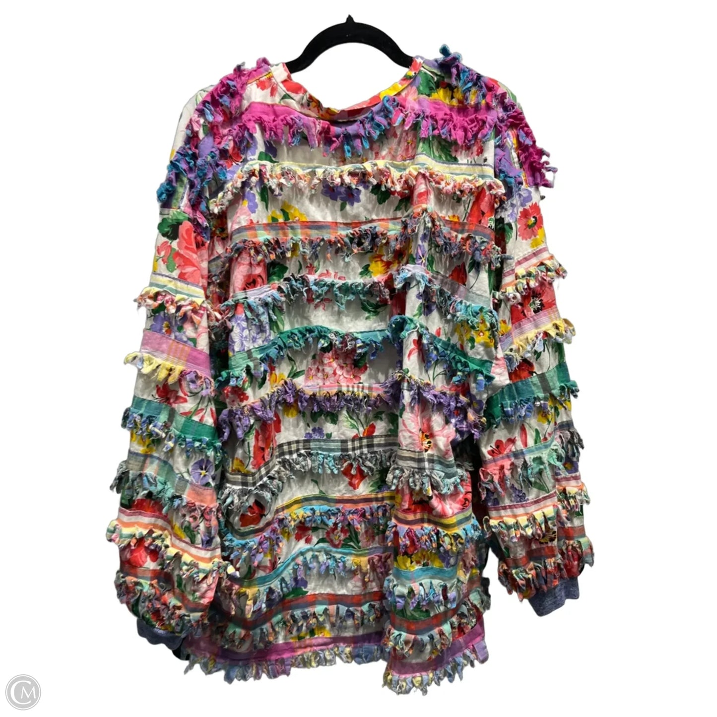 Jacket Other By PAULA SWEET In Blue & Green, Size: L