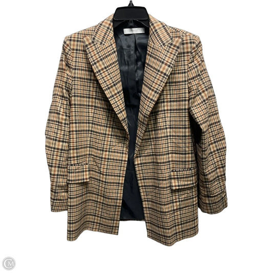 Blazer By Mango In Black & Brown, Size: S