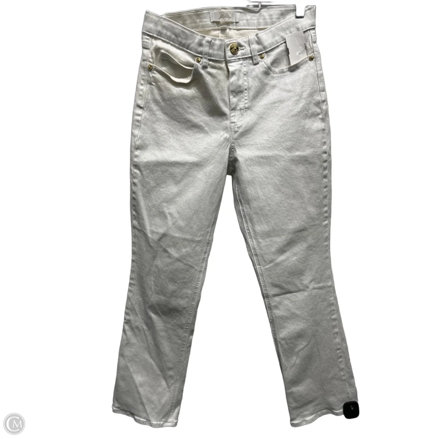 Pants Designer By Lilly Pulitzer In Ivory, Size: 2