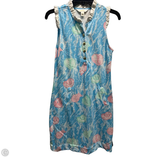 Dress Designer By Lilly Pulitzer In Blue & Pink, Size: Xs