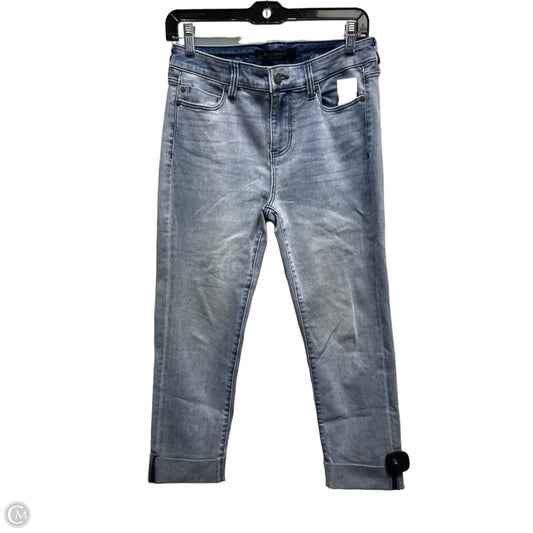 Jeans Cropped By Liverpool In Blue Denim, Size: 6