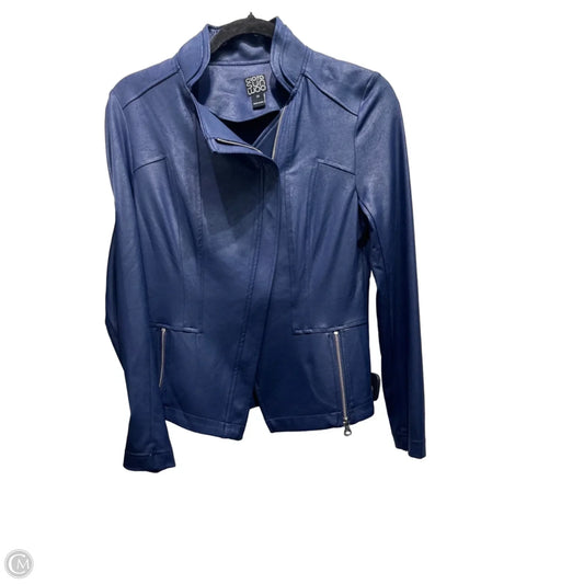 Jacket Moto By Clara Sun Woo In Navy, Size: Xs