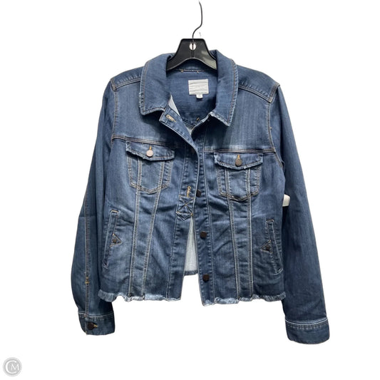 Jacket Denim By Liverpool In Blue Denim, Size: M