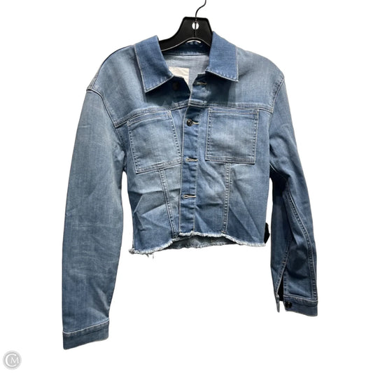 Jacket Denim By Hudson In Blue Denim, Size: Xs