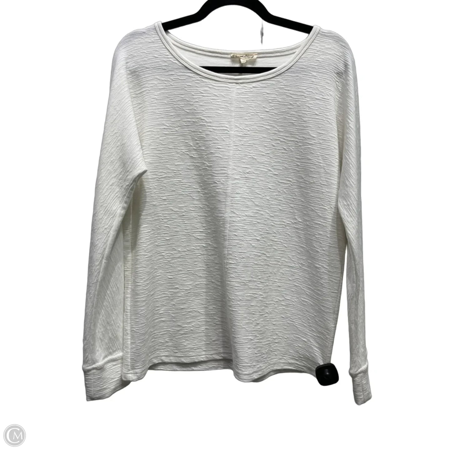 Top Long Sleeve By Jane And Delancey In White, Size: M