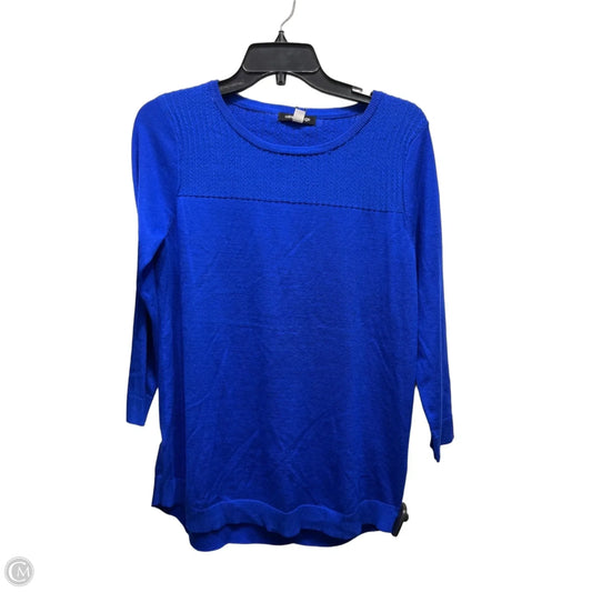 Sweater By Cable And Gauge In Blue, Size: M