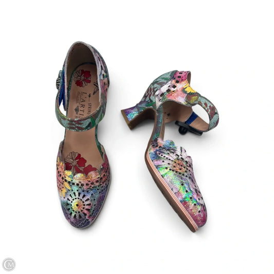 Shoes Heels Block By Spring Step In Multi-colored, Size: 7