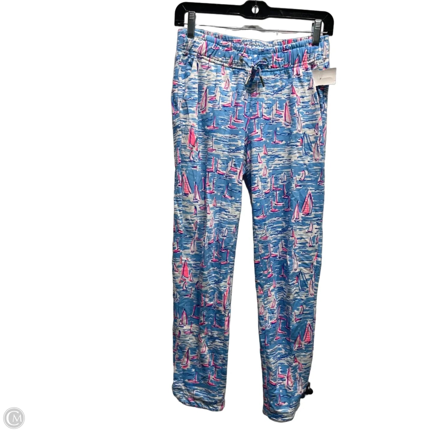 Pants Designer By Lilly Pulitzer In Blue & Pink, Size: Xs