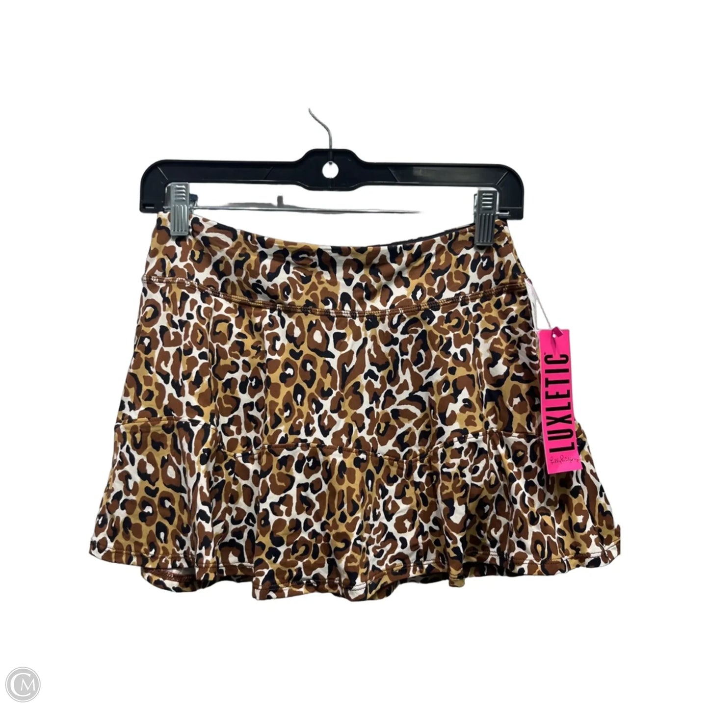 Skort Designer By Lilly Pulitzer In Black & Brown, Size: Xs