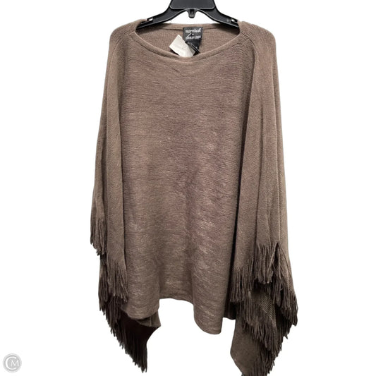Poncho By marvelish In Brown, Size: Osfm