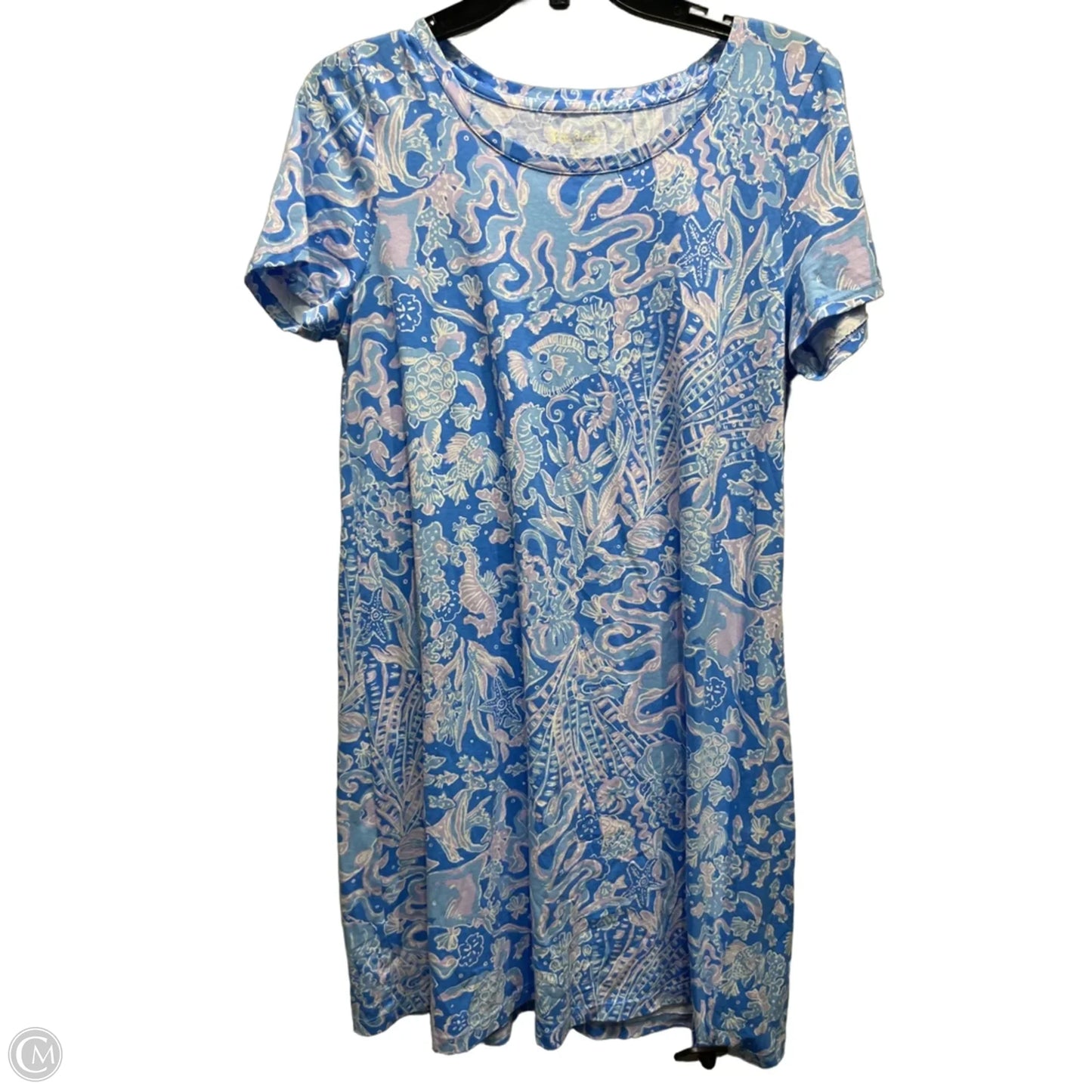 Dress Designer By Lilly Pulitzer In Blue & Purple, Size: M
