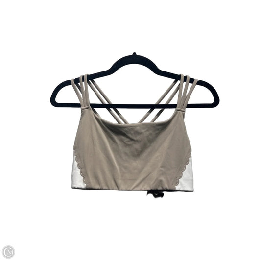 Athletic Bra By Athleta In Taupe, Size: M
