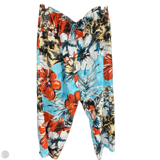 Capris By Jams World In Blue & Tan, Size: L