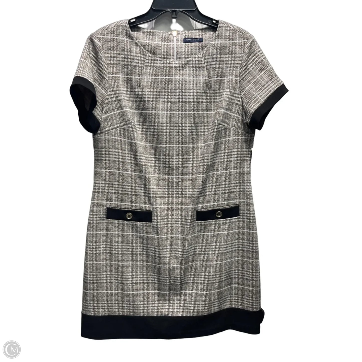 Dress Work By Tommy Hilfiger In Black & Brown, Size: L