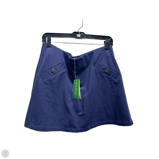 Skort Designer By Lilly Pulitzer In Navy, Size: L
